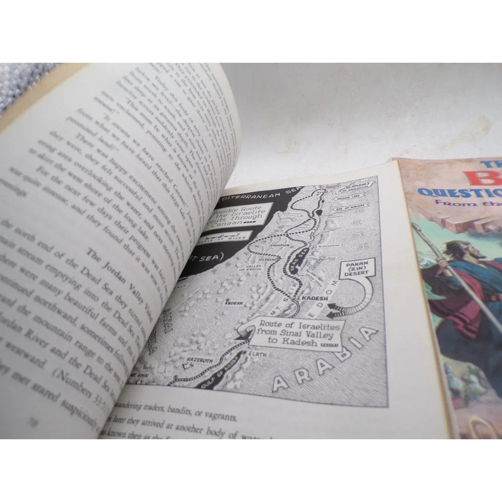Vintage The Bible Story & The Great Bible Question & Answer Book Set Softcover